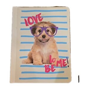 Top Flight Wide Rule Composition Book; Cute‎ Puppy Cover; 80 Sheets; NEW